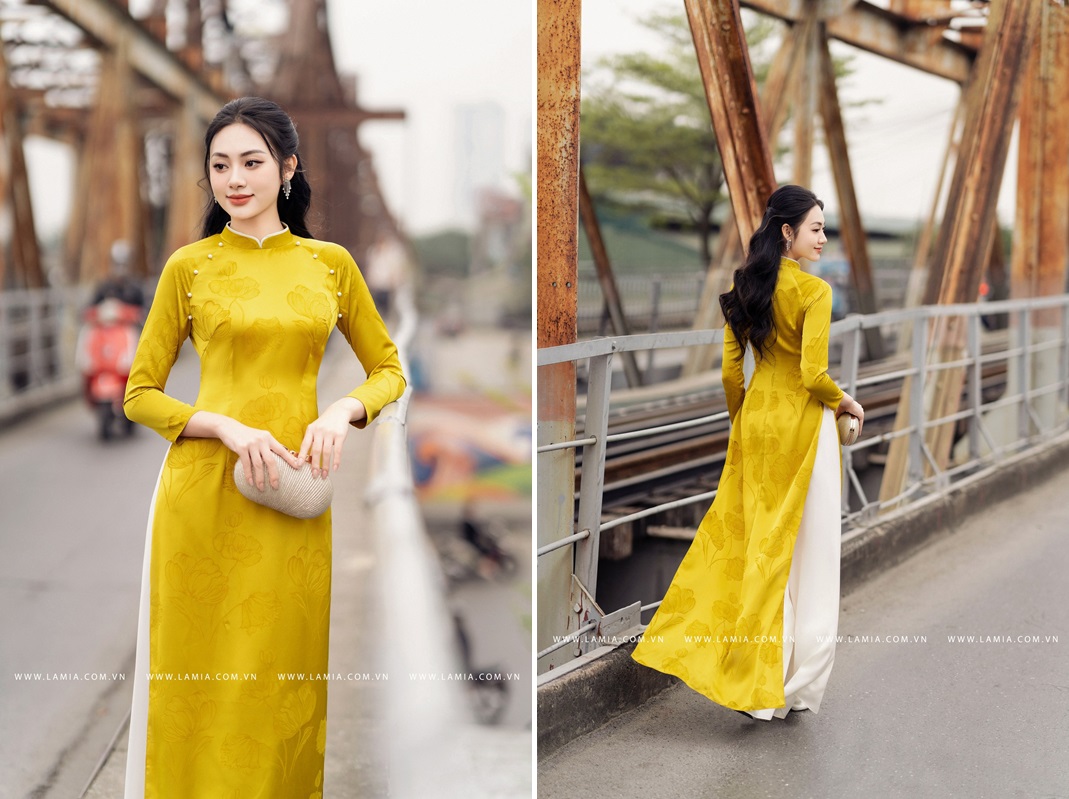 Kiểu dáng show hàng với áo dài