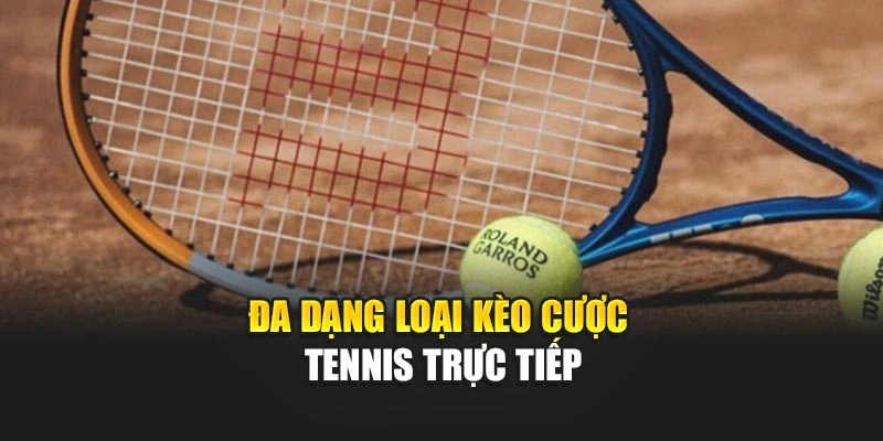 Đa dạng loại kèo cược Tennis trực tiếp